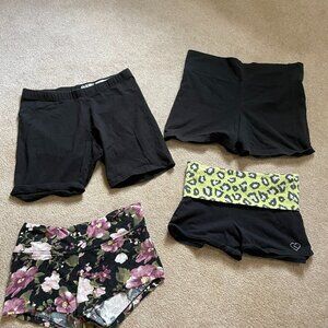 Bundle of 4 Athletic Shorts – Girls L (10/12) & Women’s XS